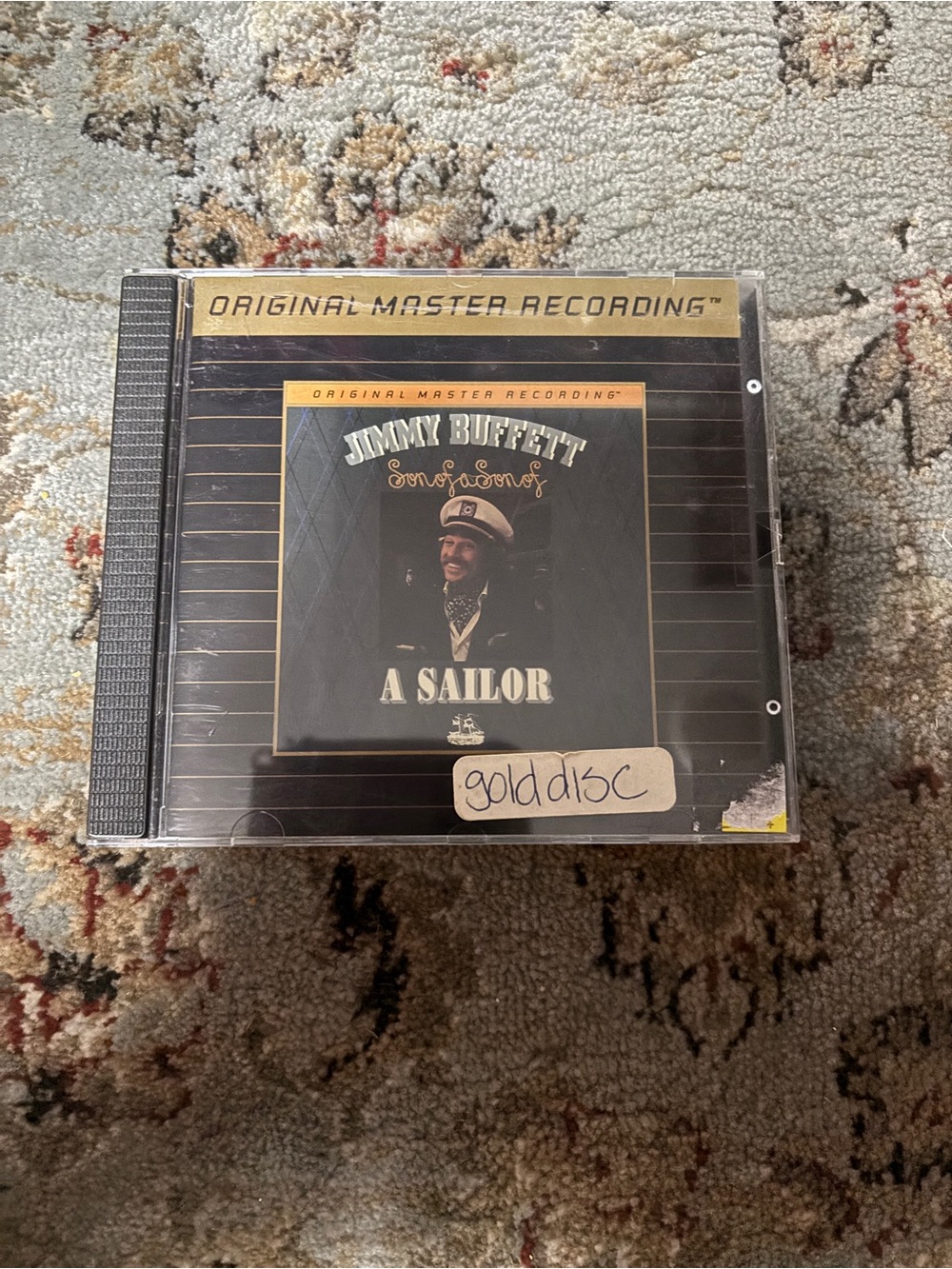 RARE Jimmy Buffett 'A Sailor' Original Master Recording CD - 24k Gold Plated